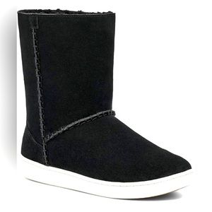 Ugg Mika Faux Shearling Cuff Style Boot. Size 10M Black